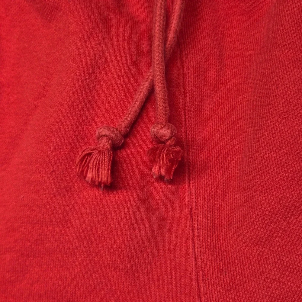 Champion Reverse Weave Sweatpants Red Mens XL GF01 Joggers Fleece C Logo
